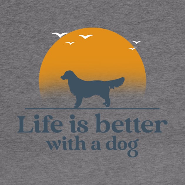 Life is better with a dog by Cectees